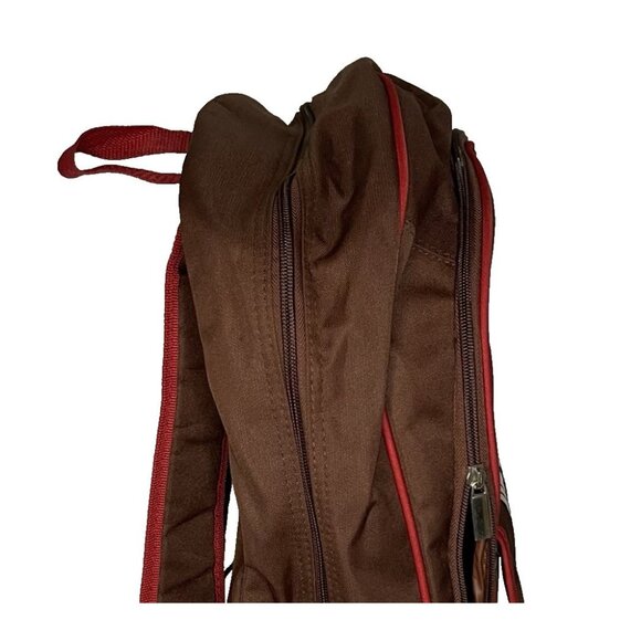 Disney Mickey Mouse Backpack Brown Red Comic Strip Design | Classic Retro Style - Picture 3 of 10